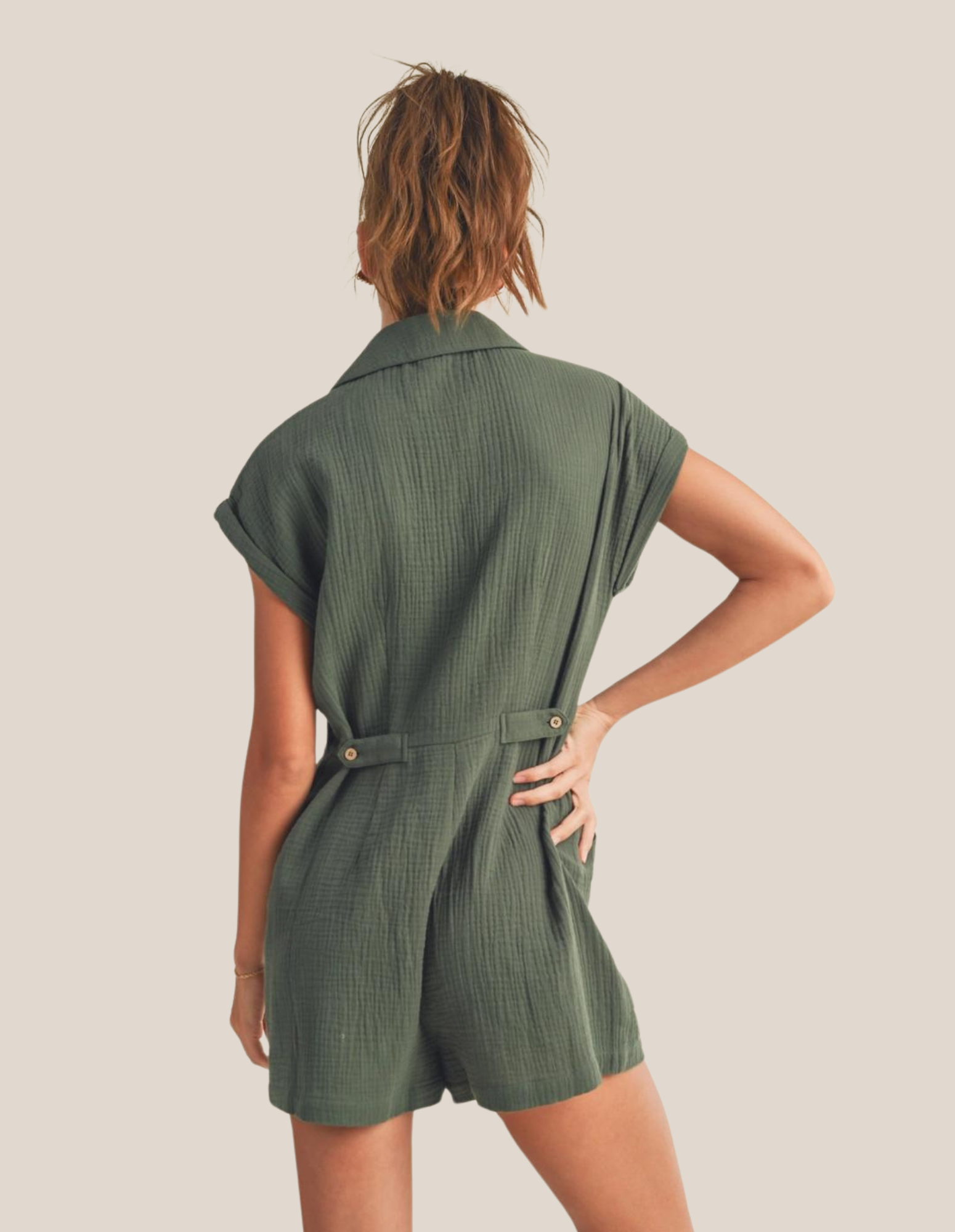 Safari Gauze Romper