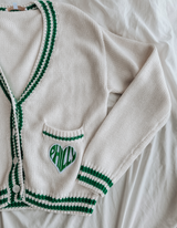 Philadelphia Eagles Heart Kelly Green Cardigan