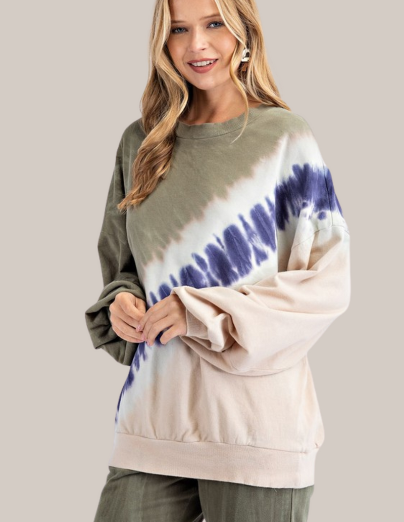 Electric Tie-Dye Sweatshirt