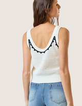 Heart Sweater Knit Tank Top