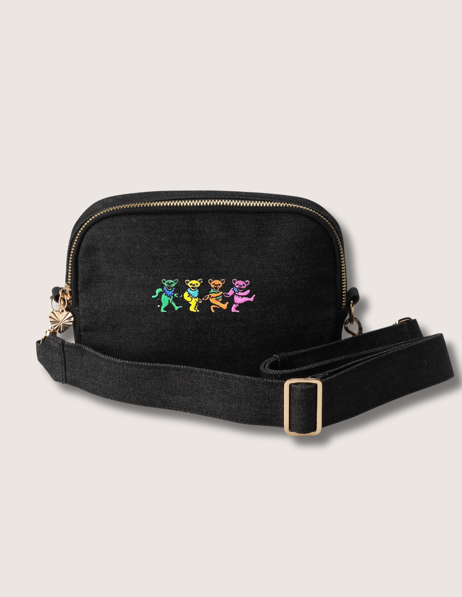 Grateful Dead Dancing Bears Crossbody Bag