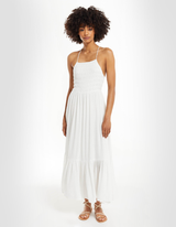 Jaszmin White Maxi Dress
